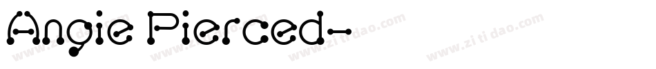 Angie Pierced字体转换